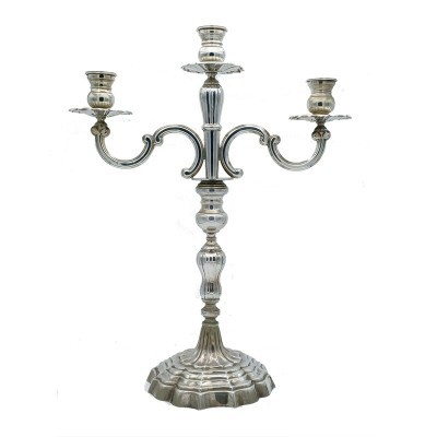 Candelabro 3 fiamme Argento 800 [9423ad2a]