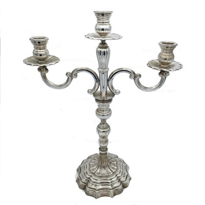 Candelabro 3 fiamme Argento 800 [4d05ee27]
