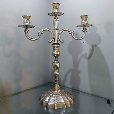 Candelabro 3 fiamme Argento 800 [fa182f23]