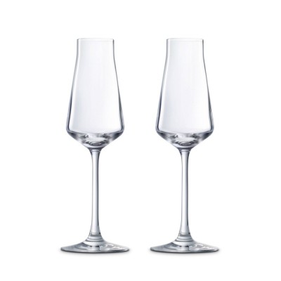Flute Champagne x2 Chateau Baccarat [9b6e0ce6]