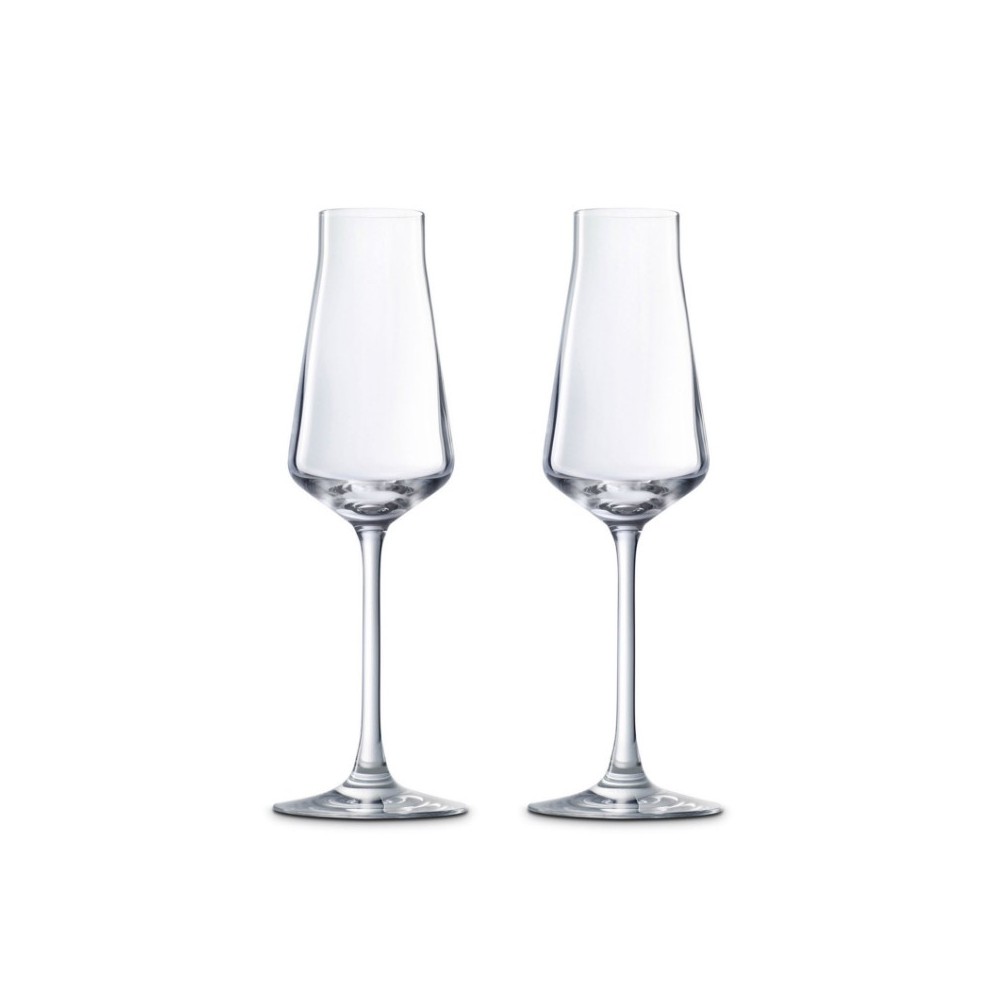 Flute Champagne x2 Chateau Baccarat [9b6e0ce6]