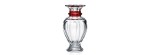 Vaso Harcourt Balustre Rosso 32cm [4f5f16c5]