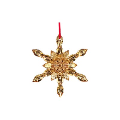 Fiocco di Neve in Cristallo Colore Oro [d464c15e]