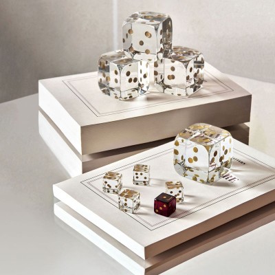 Dadi - Confezione da 5pz in Cristallo Baccarat [2d97fec6]