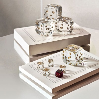 Dadi - Confezione da 5pz in Cristallo Baccarat [38b3603a]