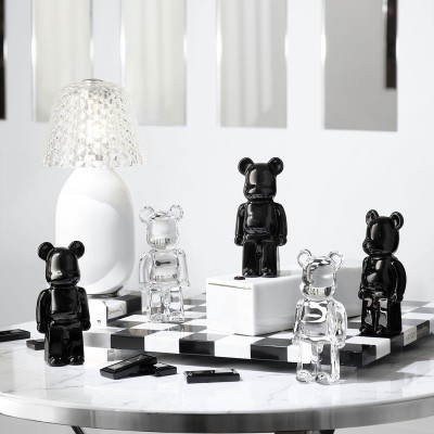 Bear Black Standing 14cm [ce121b31]