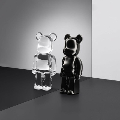 Bear Black Standing 14cm [a0299938]