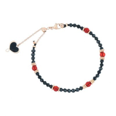 Bracciale Spinellio e Corniola [c5410bb8]