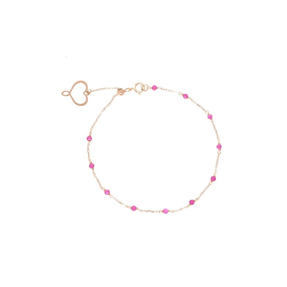 Bracciale oro 18kt rubellite [f522fd06]
