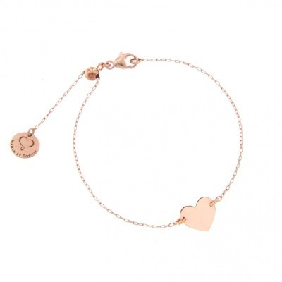 Bracciale Di Catena Con Cuore Piccolo [68bcc9a6]