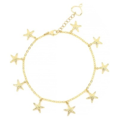 Bracciale con stelle marine oro giallo [43311c2f]