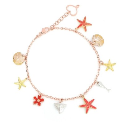 Bracciale con charms abitanti del mare [8bbff27b]