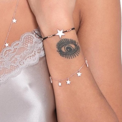 Bracciale catena con 7 stelle pendenti [8850530e]