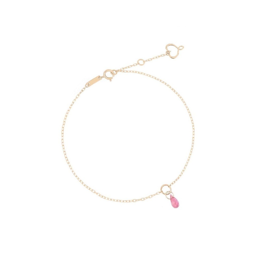 Bracciale Drops oro 18kt goccia Tormalina rosa [ccdf0497]