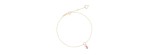 Bracciale Drops oro 18kt goccia Tormalina rosa [ccdf0497]