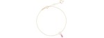 Bracciale Drops oro 18kt goccia Tormalina rosa [15f9479a]