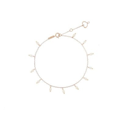 Bracciale oro rosa 18kt con perle mignon [a4302edc]