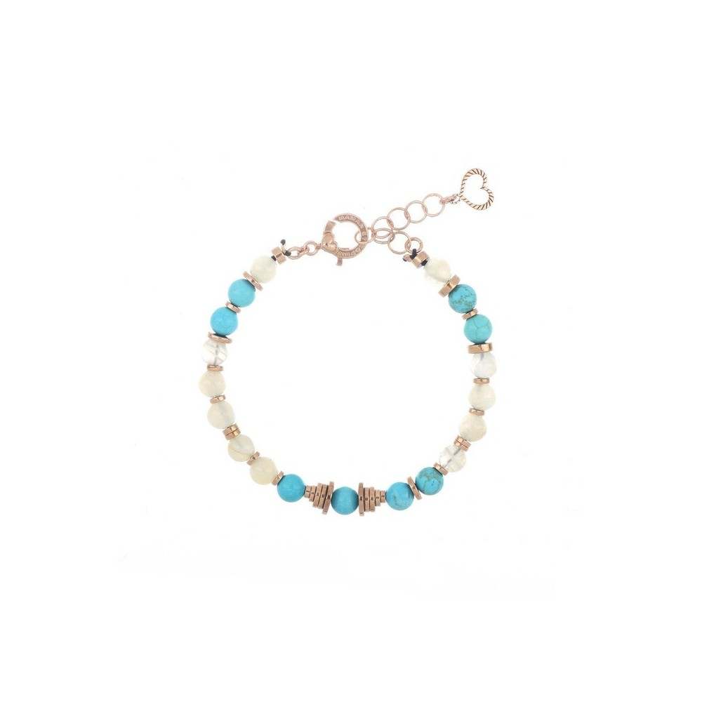 Bracciale Luna e Aulite turchese Tancredi [717c234e]