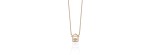 Collier Casetta filo cuore e diamanti [1f6da83f]