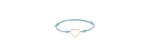 Bracciale cordino cuore filo oro 18kt [e7862338]