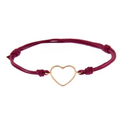 Bracciale Cordino Cuore [d576502e]