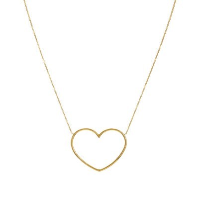 Collana con Cuore a filo in canna vuota [53547448]