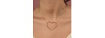 Collana con Cuore a filo in canna vuota [8a723745]