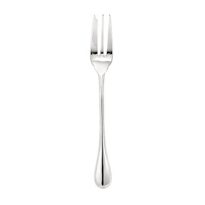 Forchetta servire Perles placcata in argento [096cf378]