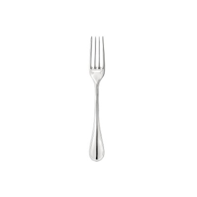 Forchetta dessert Perles placcata in argento [6baec1f1]