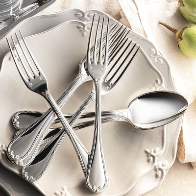 Cucchiaio tavola Rubans argentato [5c23cf64]