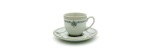 Set 12 tazze caffè con piattino Marquise Gray [df8f5698]