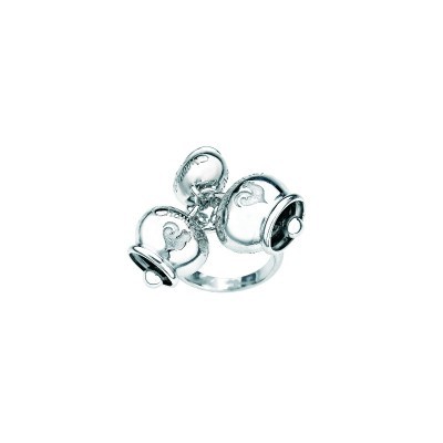 Anello con Tre Campanelle in Argento [383dc00b]