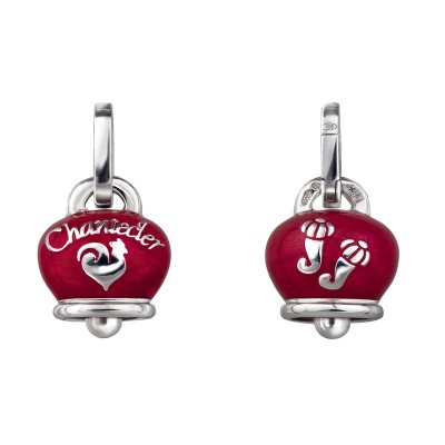 Ciondolo Medio Campanella Double Face in Argento [a3a963ff]