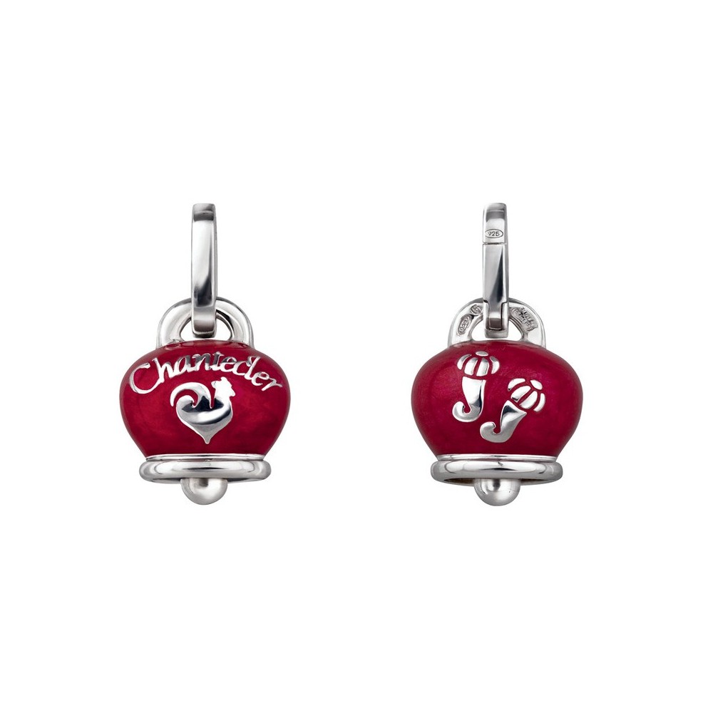 Ciondolo Medio Campanella Double Face in Argento [a3a963ff]