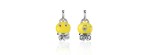 Ciondolo Polipo Piccolo in Argento smalto giallo [6c99e8fc]