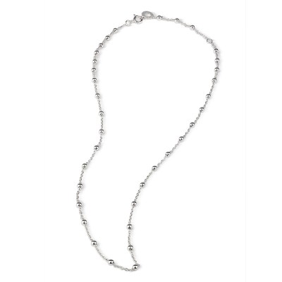 Collana Pallinata in Argento con Logo Pendente [e9d97dd0]