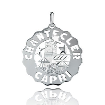 Ciondolo piazzetta grande in argento [4b64417b]