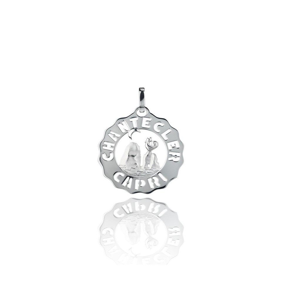 Ciondolo faraglioni Logo piccolo in argento [fcce9dbe]