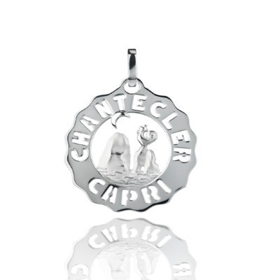 Ciondolo faraglioni Logo piccolo in argento [c615e7c4]