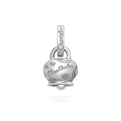 Ciondolo Campanella Micro Oro Bianco 9kt [55d5576a]