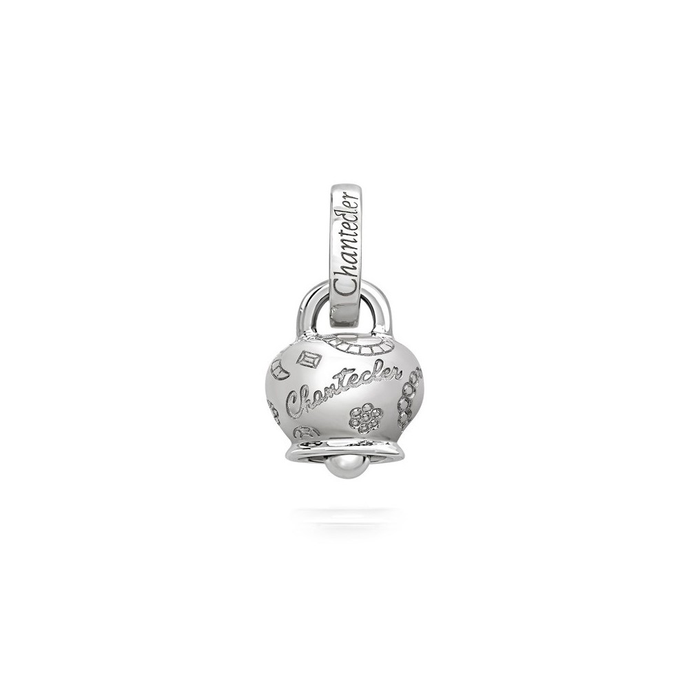 Ciondolo Campanella Micro Oro Bianco 9kt [55d5576a]