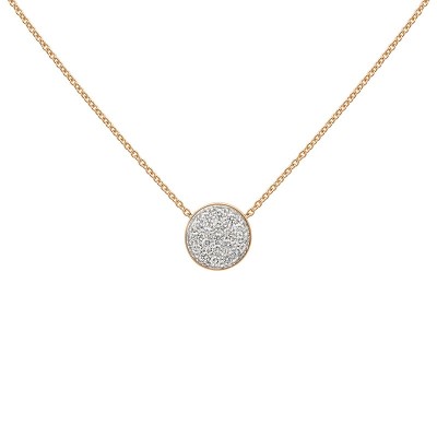 Collana con pendente Paillettes oro 18kt [b09e3b16]