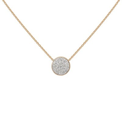 Collana con pendente Paillettes oro 18kt [b09e3b16]
