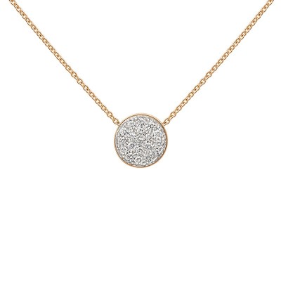 Collana con pendente Paillettes oro 18kt [69b8781b]