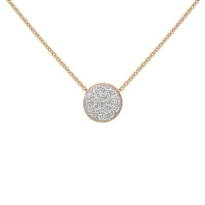 Collana con pendente Paillettes oro 18kt [69b8781b]