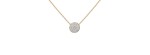 Collana con pendente Paillettes oro 18kt [69b8781b]