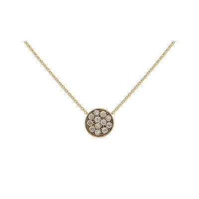 Collana con pendente Paillettes oro 18kt [3f6093c4]