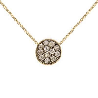 Collana con pendente Paillettes oro 18kt [3f6093c4]