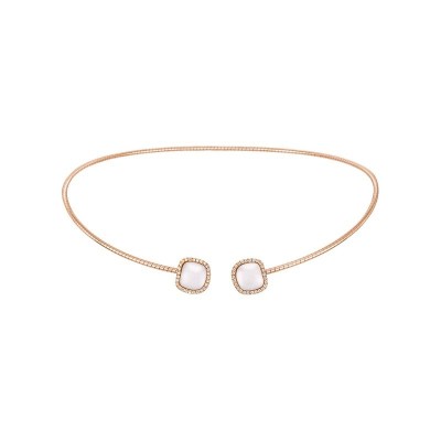 Collana Enchanté oro rosa e diamanti [5cbad84e]