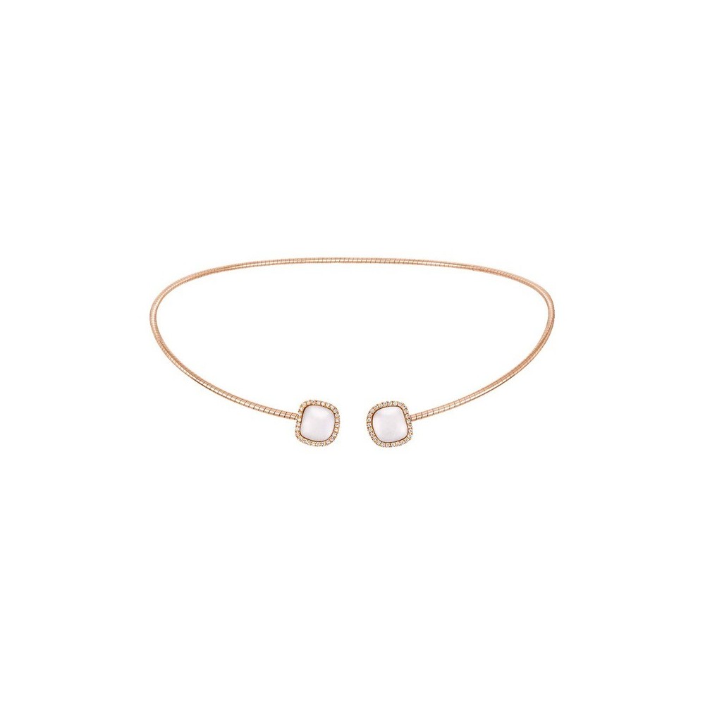 Collana Enchanté oro rosa e diamanti [5cbad84e]